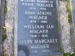 WAGNER John Atkins 1879-1960 & Annie 1878-1958 :: WAGNER William Ian 1910-1975 :: WAGNER Mary Margaret 1910-1993