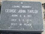 TAYLOR George John 1917-1974