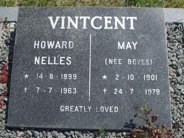 VINTCENT Howard Nelles 1899-1963 & May BOYES 1901-1979