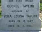 TAYLOR George 1887-1958