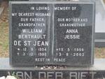RIET William Berthault De St Jean, van der 1904-1980 & Jessie 1906-2002