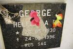 GEORGE Helena A. F. 1930-1996