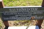 BAUERMEISTER Elizabeth Magdalena 1927-2006