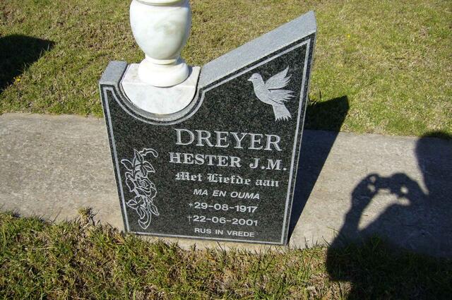 DREYER Hester J.M. 1917-2001