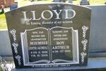 LLOYD Roy Arthur 1935- & Hester Jacomina 1936-2005