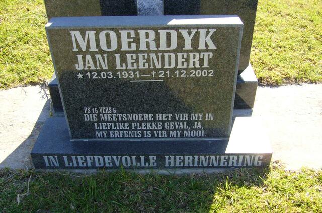MOERDYK Jan Leendert 1931-2002