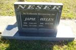 NESER Japie 1937-2000 & Helen 1938-