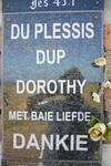 PLESSIS Dup, du & Dorothy
