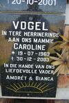 VOGEL Caroline 1963-2003