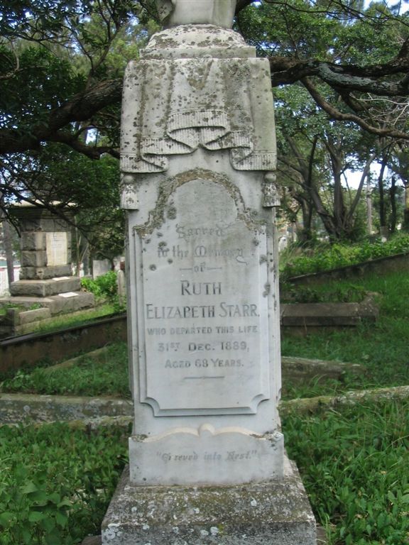 STARR Ruth Elizabeth 1821-1889