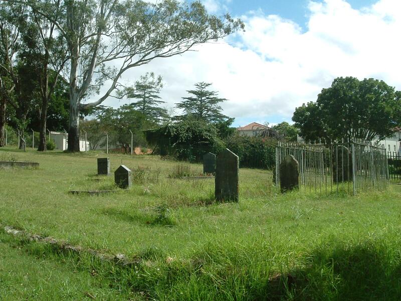 1. Overview of area surrounding graves