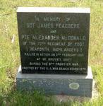PEACOCKE James -1819 :: McDONALD Alexander -1819