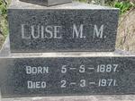 BAUER Luise M.M. 1887-1971