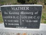 MATHER James D.C. 1923-2005 & Louise C.G. 1928-