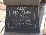 VENTER Gert Benjamin 1905-1975