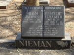 NIEMAN Willem Jacobus 1919-1989 & Huibrecht Elizabeth ELLIS 1926-1990