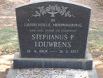 LOUWRENS Stephanus P. 1901-1977