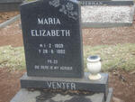 VENTER Maria Elizabeth 1909-1992