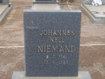NIEMAND Johannes Nell 08.07.19??? – 13.04.19???