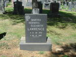 LAWRENCE Martha Hermina Elizabeth 1903-1987