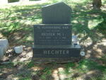HECHTER Hester M.I. 1909-1987