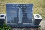 VERMAAK C.P. 1903-1977 & Maria C.J. 1909-1984