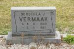 VERMAAK Dorothea J. 1909-1980