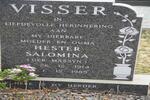 VISSER Hester Salomina nee MASSYN 1914-1985