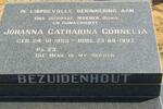 BEZUIDENHOUT Johanna Catharina Cornelia 1905-1997 