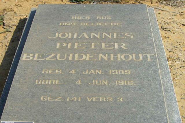BEZUIDENHOUT Pieter Johannes 1909-1916