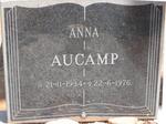 AUCAMP Anna 1934-1976