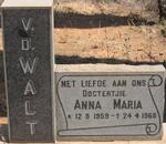 WALT Anna Maria, v.d. 1959-1968