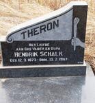 THERON Hendrik Schalk 1873–1967
