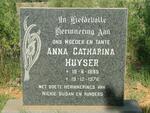 HUYSER Anna Catharina 1895-1976