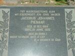 PIENAAR Jacobus Johannes 1864-1922
