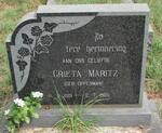MARITZ Grieta nee OPPERMAN 1919-1965