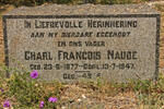 NAUDE Charl Francois 1877-1947