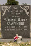 SPANGENBERG Marthinus Hendrik 1863-1919 :: SPANGENBERG Marthinus Hendrik 1950-1988