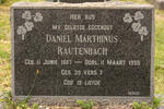 RAUTENBACH Daniel Marthinus 1867-1955