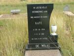 WAAL Kate, de 1904-1981