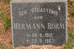 RÖHM Herman 1912-1967