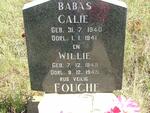 FOUCHE Calie 1940-1941 :: FOUCHE Willie 1945-1945