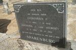 SPARENBURG Everhardus F. 1864-1935 & Gertruida J. JOUBERT 1869-1950