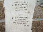 LOUBSER J.H. 1836-1909 & E.J. BICCARD 1845-1926