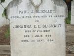 BLIGNAUT Paul J. -1900 & Johanna E.E. DE VILLIERS 1868-1954