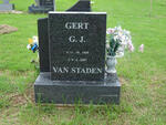STADEN G.J., van 1939-2007