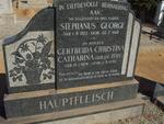 HAUPTFLEISCH Stephanus George 1872-1948 & Gertruida Christina Catharina DU TOIT 1878-1952