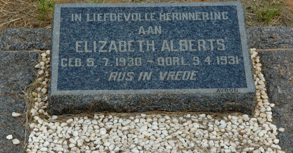 ALBERTS Elizabeth 1930-1931