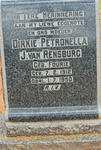 RENSBURG Dirkie Petronella, Janse van nee FOURIE 1912-1950
