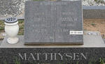MATTHYSEN James 1895-1971 & Martha M. SWART 1904-1986